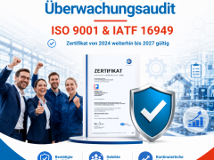 Erfolgreiches Überwachungsaudit TÜV SÜD
