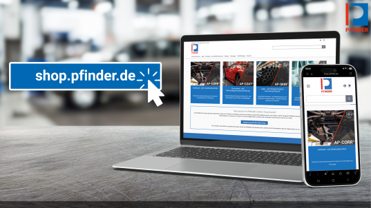 Der PFINDER Online-Shop für Korrosionsprodukte!